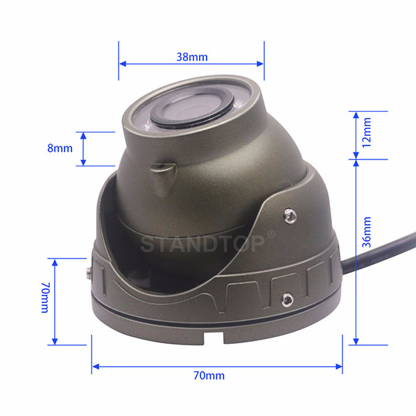 1080p Vehicle Interior Dome Camera