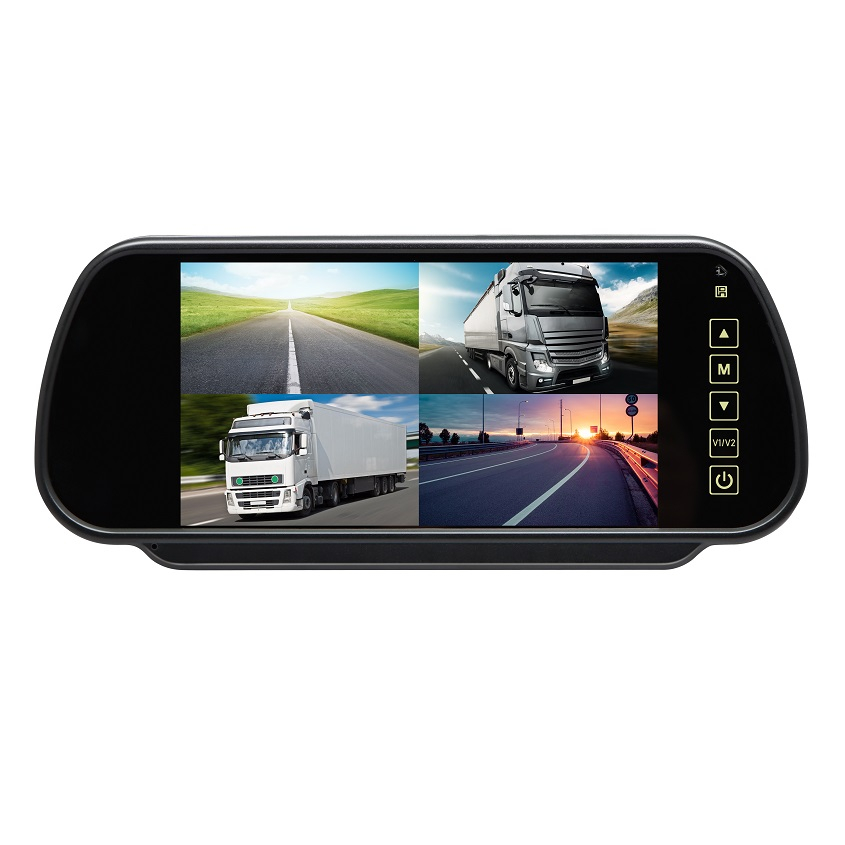 7-inch AHD Mirror Monitor 4 Channel