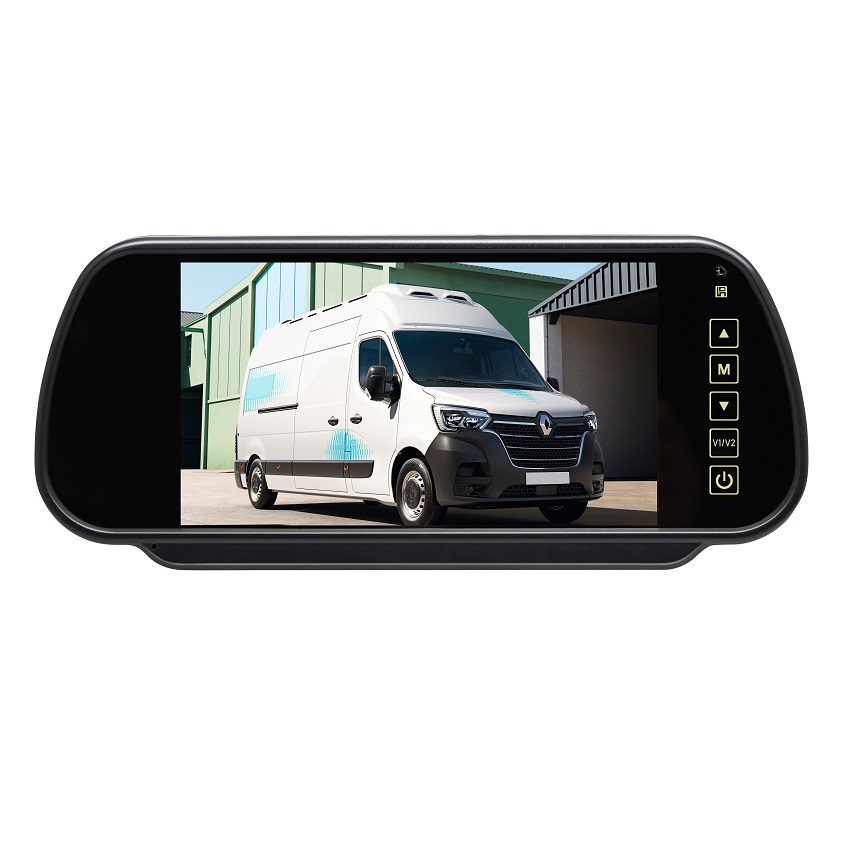 7-inch Clip on AHD Mirror Monitor 2 Channel