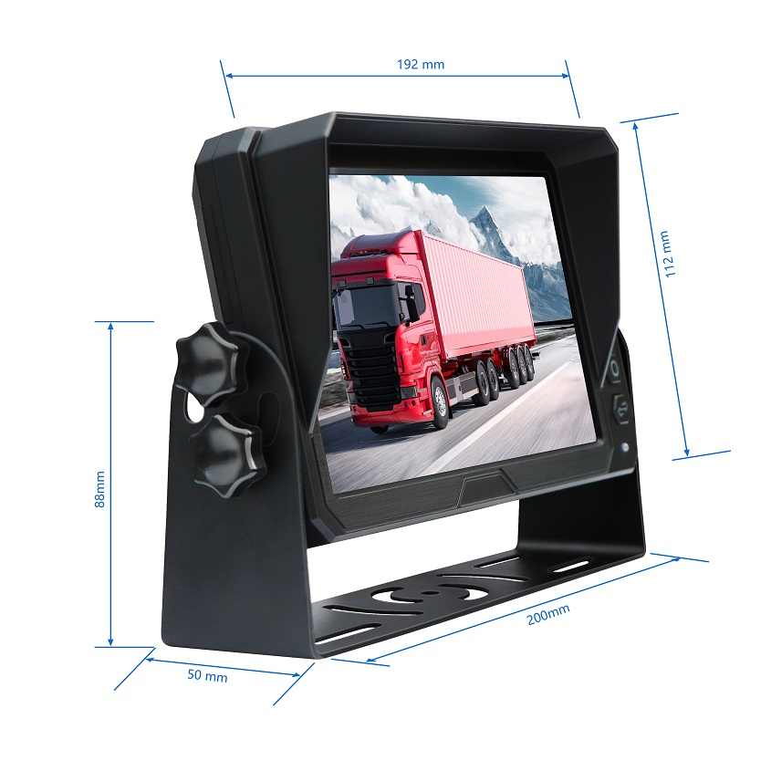 7-inch 1080P Rearview Monitor 3 Channel