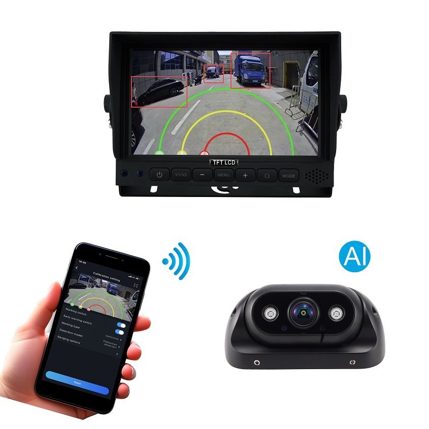 Pedestrian and Vehicle detection AI camera