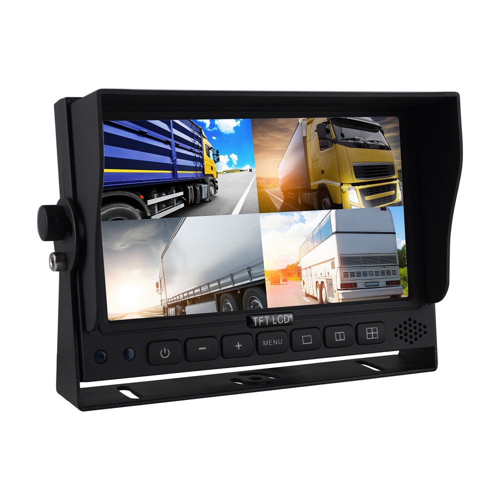 7-inch HD 1080P Quad Rearview monitor 