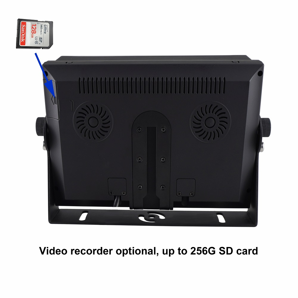 7-inch HD 1080P Quad Rearview monitor 