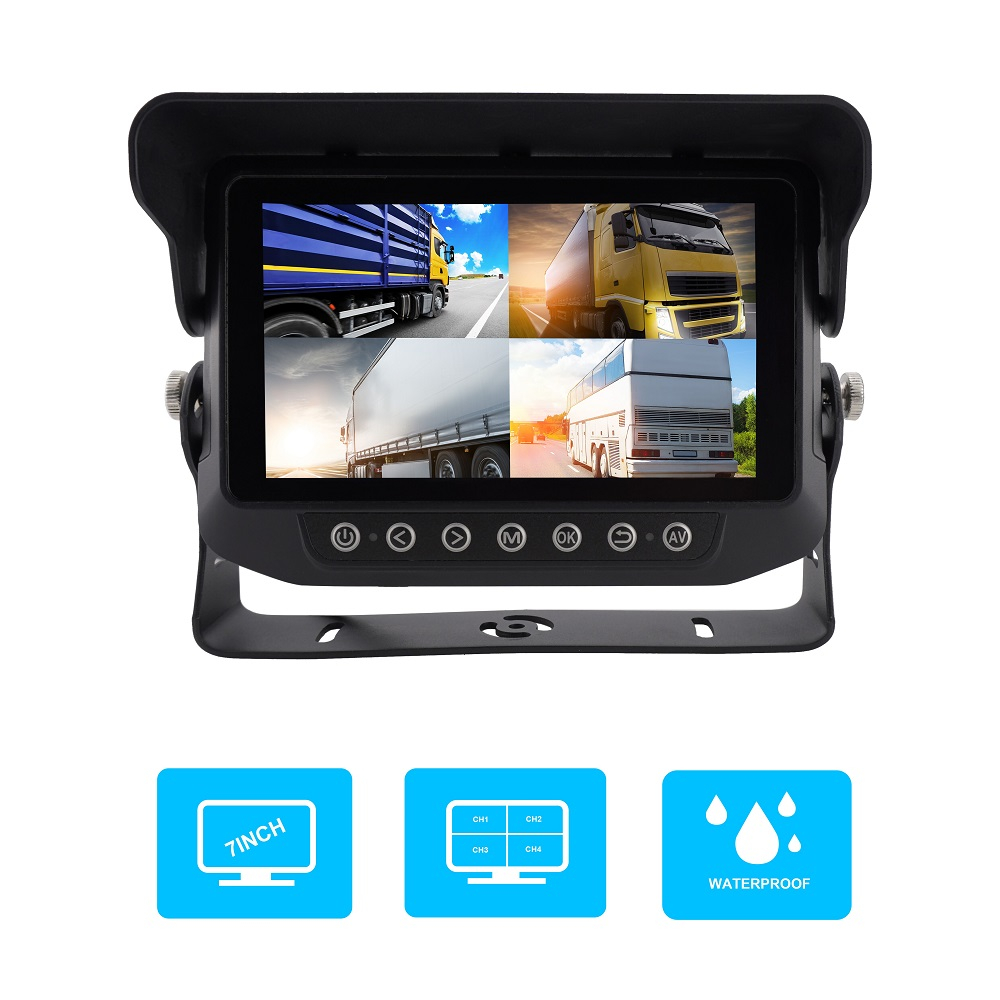 7-Inch HD 1080P Quad Waterproof Monitor