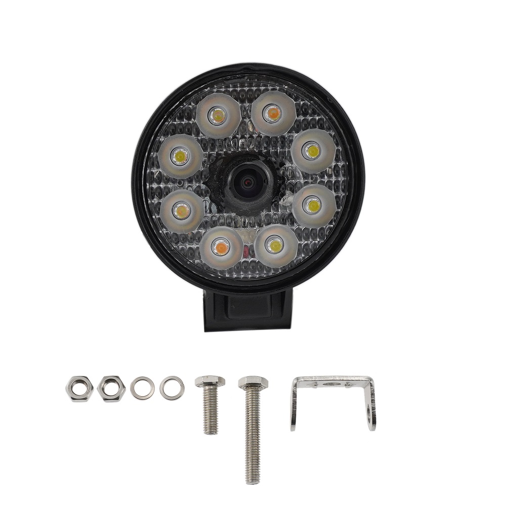 HD 1080P Round Work Lamp Camera