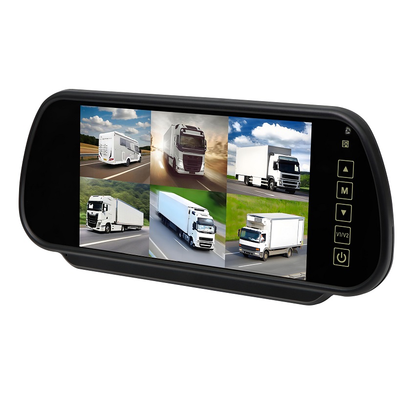 7-inch AHD Mirror Monitor 6 Channel DVR