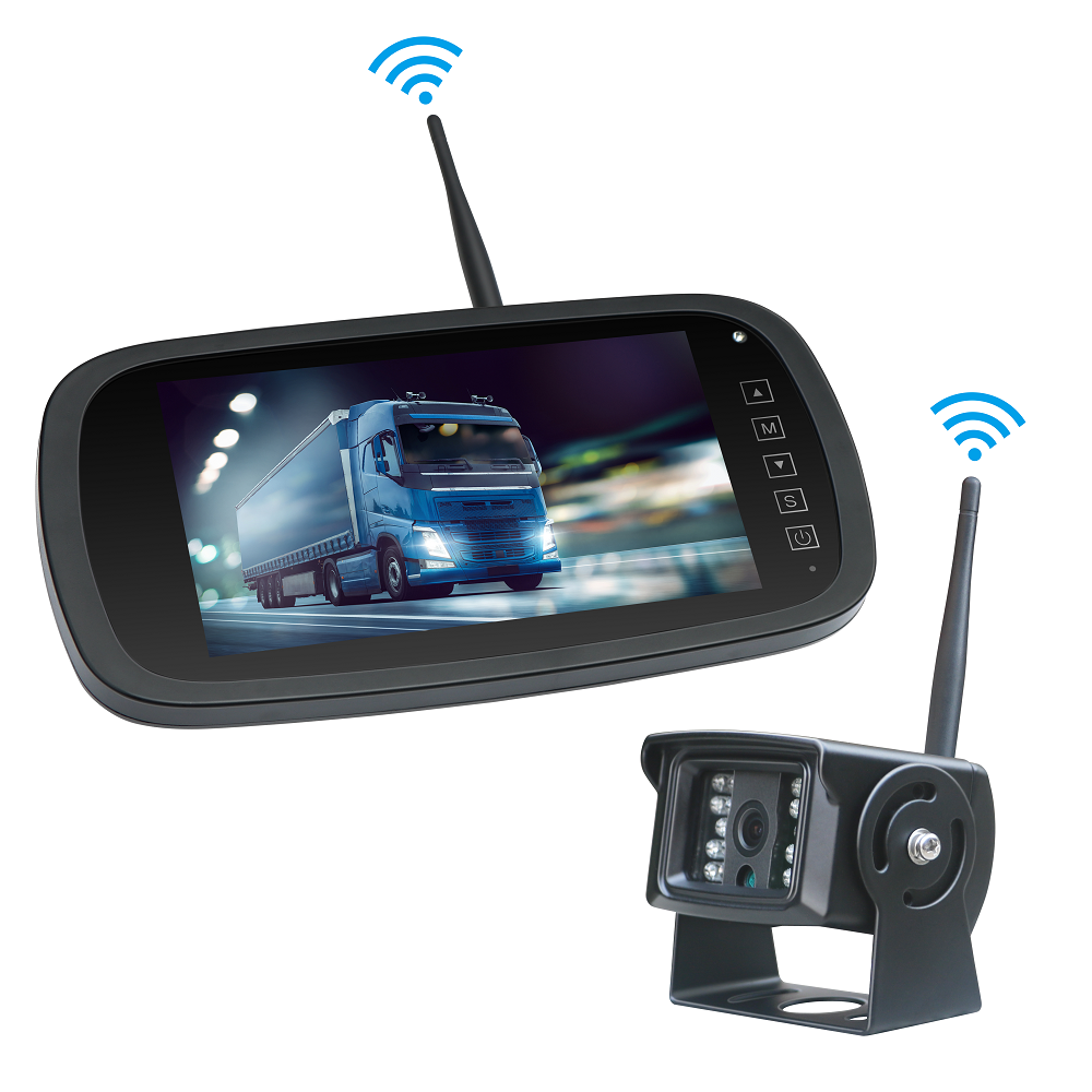 7inch AHD Wireless Mirror Monitor Kit