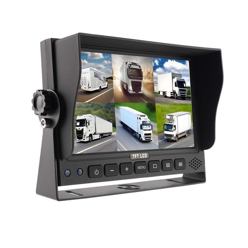  7-inch 1080P Rearview Monitor 6 Channel DVR