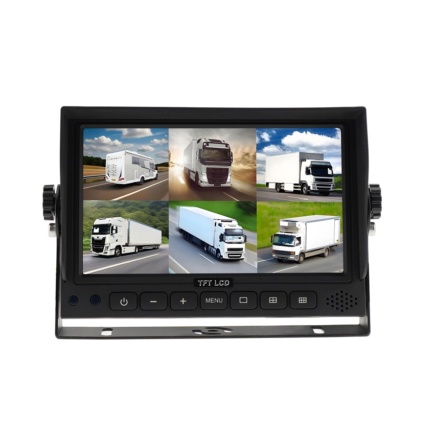  7-inch 1080P Rearview Monitor 6 Channel DVR