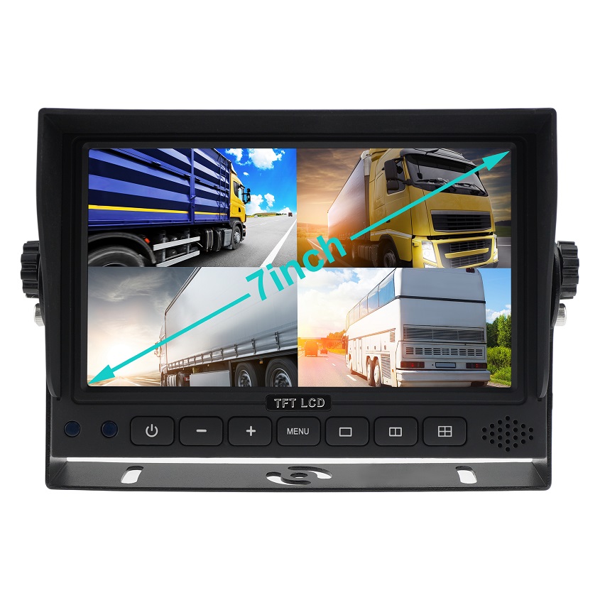 7-inch HD 1080P Quad Rearview monitor 