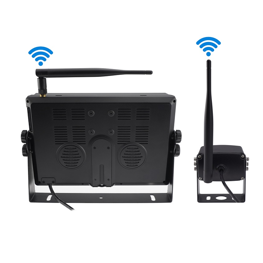 9 Inch Wireless Dual Camera Monitoring System for Trucks, Trailers & Commercial Vehicles
