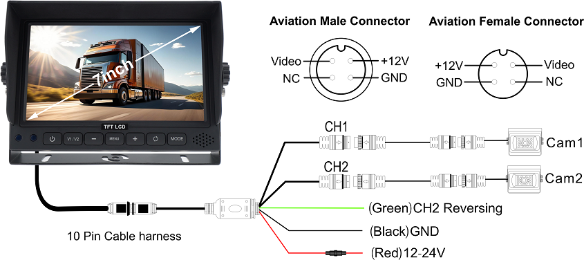 Waterproof-4-pin-aviation-cable-connector-with-screw-lock