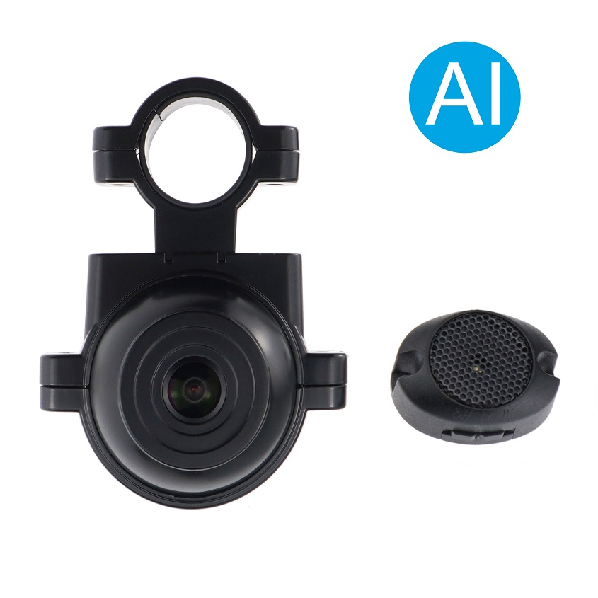 AI Side-View Truck Camera with Pedestrian Detection & Buzzer Alarm