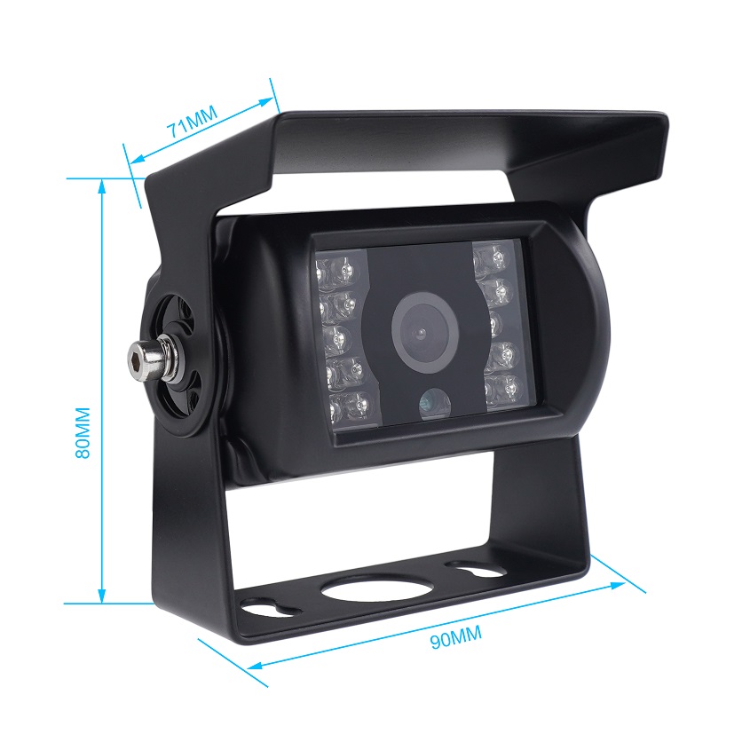 Heavy-Duty Heated Backup Camera with Auto Defog & Defrost