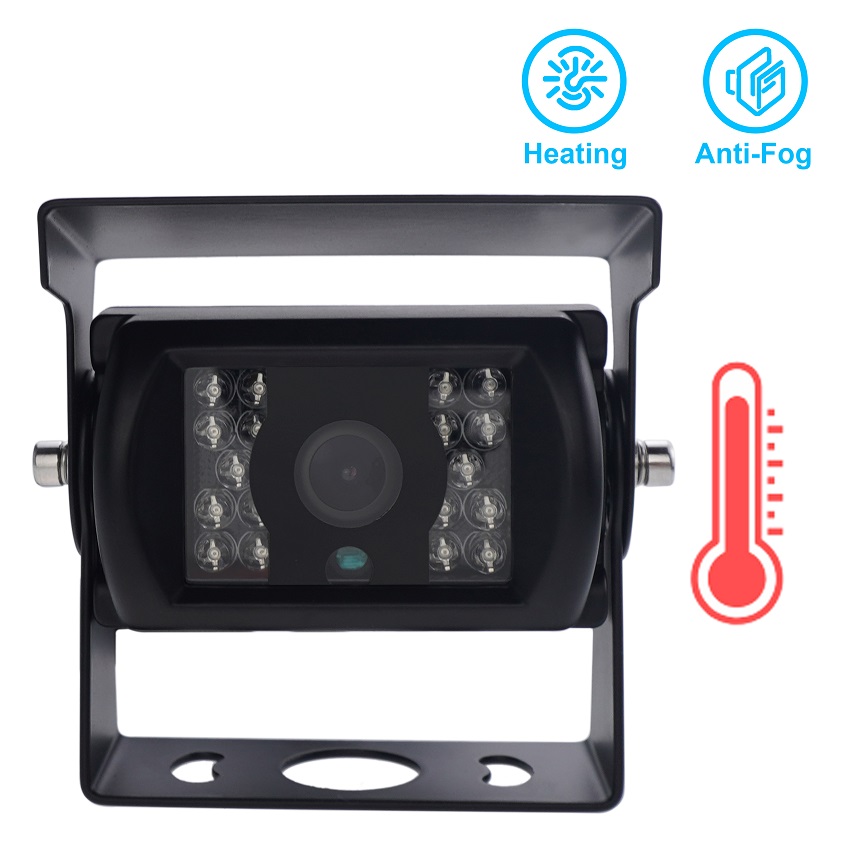 Heavy-Duty Heated Backup Camera with Auto Defog & Defrost
