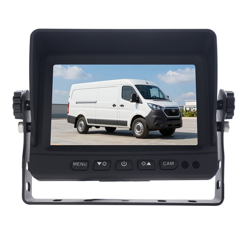 Heavy-Duty 5-Inch AHD 1080P Backup Monitor for Commercial Trucks, Delivery Vans & RVs