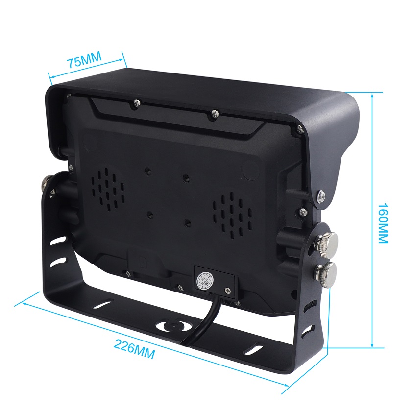 7 Inch AHD Waterproof Monitor for Forklifts and Heavy Duty Machinery