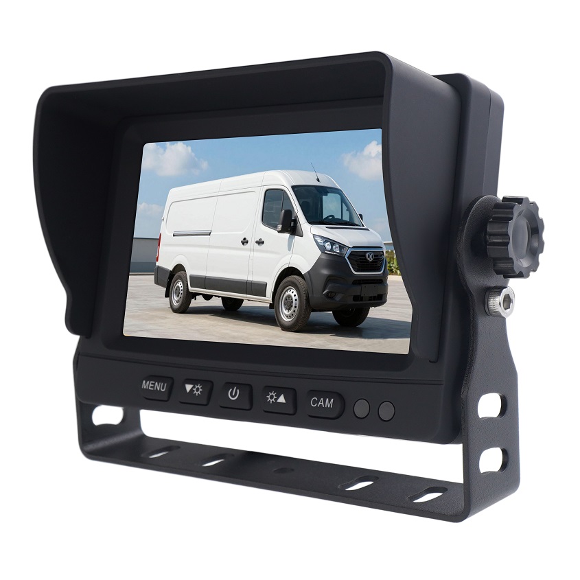 Heavy-Duty 5-Inch AHD 1080P Backup Monitor for Commercial Trucks, Delivery Vans & RVs